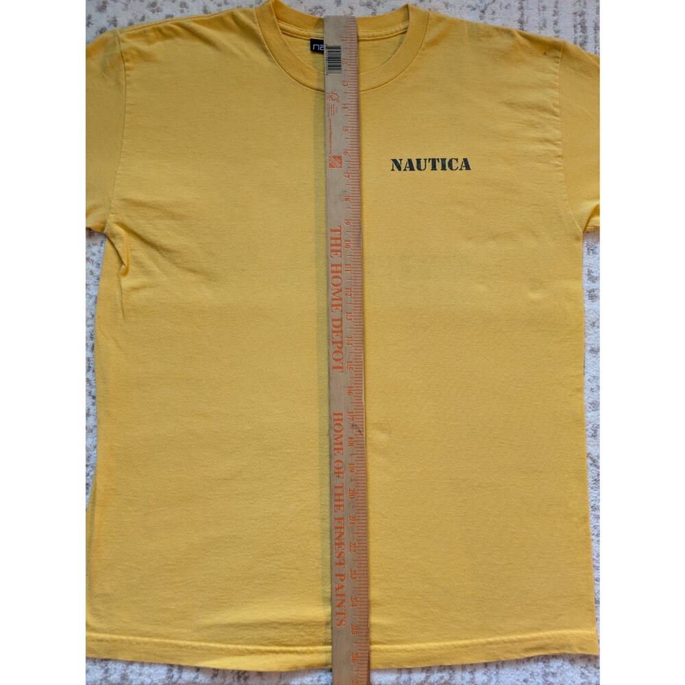 Vintage Y2K Nautica T-Shirt 100% Cotton Made In USA - Mens Large - Picture 9 of 16